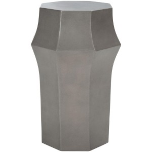 Klaudia Concrete Accent Table - Indoor/Outdoor - VNN1039 - Gray - Safavieh - 1 of 4