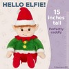 Bearington Bearington Elfie Christmas Plush, 15.63" Elf Stuffed Animal - 4 of 4