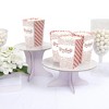 Big Dot of Happiness Rose Gold Grad -  Graduation Party Favor Popcorn Treat Boxes - Set of 12 - 3 of 4