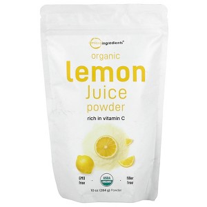 Micro Ingredients Organic Lemon Juice Powder, 10 oz (284 g) - 1 of 2