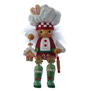 Kurt Adler 11-Inch Hollywood Nutcracker Gingerbread Baker Boy Shelf Sitter Nutcracker - 1 of 4