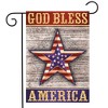 Briarwood Lane Everyday Garden Flag 12x18 For Outdoor God Bless America Star Patriotic Garden Flag Flags For Outside - 2 of 4