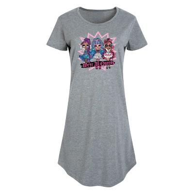 Women's - LOL Surprise! - We're All Queens Graphic T-shirt Dress