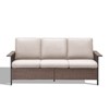 Buenhomino Wicker Outdoor Patio Sofa Patio Furniture Loveseat, All Weather Wicker 3-Seater Outdoor Furniture Sofa - 2 of 4