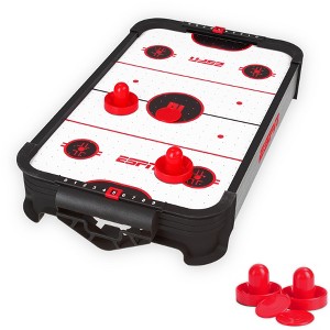 ESPN Tabletop Mini Air Hockey for Kids, Includes Paddles and Pucks (ES-AH182) - 1 of 4
