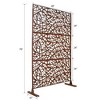 PAGED Balcony Privacy Screens Outdoor and Panels with Free Standing, Freestanding Outdoor Privacy Screen, Privacy Fence Screen, Mesh Shape - 2 of 4