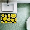 Stupell Industries Kitchen Lemony Stripes Printed Plush Bathroom Floor Mat, design by Anna Quach - 4 of 4