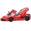 Ferrari LaFerrari Rosso Corsa Red with Black Wheels With Display Case Limited Edition to 120 pcs 1/18 Diecast Model Car by BBR - 2 of 4