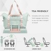 Lightweight Luggage Sets 4 Piece ABS Durable Suitcase with Travel Bag, Spinner Wheels Luggage Set with TSA Lock, Carry On Luggage Set - Cuddlewood - 3 of 4
