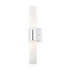 Livex Lighting Aero 2 - Light Vanity in  White/Brushed Nickel - 2 of 2