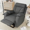 Electric Power Lift Recliner Chair for Elderly Fabric Recliner Chair for Seniors Side Pocket Remote Control Light Gray - 2 of 4