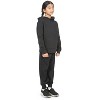 EVERYDAY KIDS All-Season Black Pullover Hoodie – Warm Fleece Sweatshirt with Hood – Ideal for School, Outdoor Play, or Travel – Girls Hoodie - 3 of 4