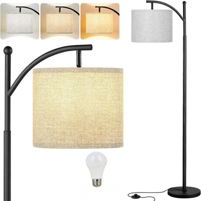 SUGIFT Adjustable Floor Lamp for Living Room with Three Color Temperatures LED Bulb