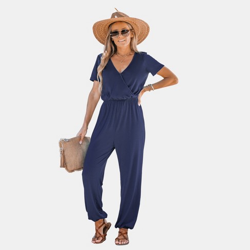 Target store blue jumpsuit