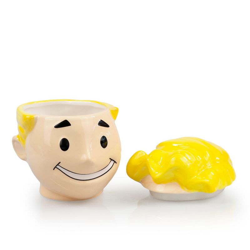 Just Funky Fallout Collectibles Smiling Vault Boy Cookie Jar | Fallout 3D Ceramic Jar, 3 of 8