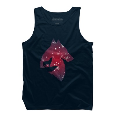 Men's Design By Humans Funny Christmas wolf with snowfall outfit adults baby kids T-Shi By NekoShop Tank Top