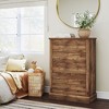 HOMCOM Farmhouse Dresser for Bedroom with 5 Drawers, 31" Wide Chest of Drawers - 3 of 4