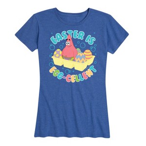 Women's - SpongeBob Squarepants - Easter Is Egg Short Sleeve Graphic T-Shirt - 1 of 4