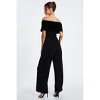 QUIZ Women's Velvet and Scuba Crepe Bardot Jumpsuit - 2 of 4