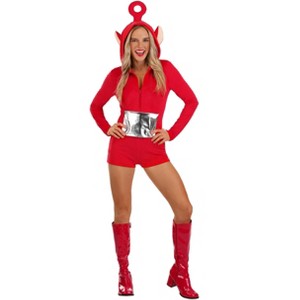 HalloweenCostumes.com Teletubbies Women's Po Romper Costume | Teletubbies Costumes - 1 of 4