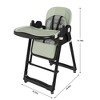 JANSNO Convertible High Chair for Baby (6M-3Yrs) with Rocker Mode, 5-Point Harness & Foldable Feeding Chair with Easy-Clean Tray - 4 of 4