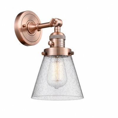 Cone - 1 Light Wall Sconce In Industrial Style-10 Inches Tall and 6.25 Inches Wide