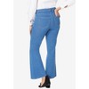 Jessica London Women's Plus Size Classic Denim Flare - 3 of 4