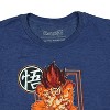 Seven Times Six Dragon Ball Z Shirt Boys' Goku Sketch Graphic Print Crewneck T-Shirt Blue - 2 of 4