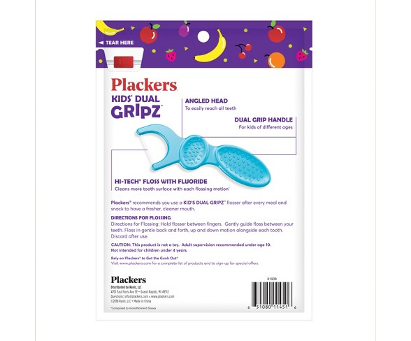 Plackers Flossers - Fruit Smoothie Swirl 75 ct