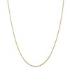 Black Bow Jewelry 1.5mm, 14k Yellow Gold Light Diamond Cut Rope Chain Necklace - 3 of 4