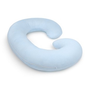 PharMeDoc Pregnancy Pillows C-Shape Full Body Maternity Pillow, Jersey Cover - 1 of 4
