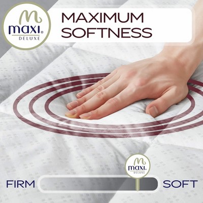 Twin Size White Cotton Sateen Down Alternative Mattress Pad