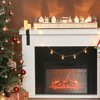 HOMCOM Advent Calendar with 24 Drawers Countdown to Christmas, Lighted Wood-Effect Advent Calendar, Battery Operated for Holiday Decoration - 2 of 4