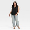 Women's V-Neck Swing Blouse - Ava & Viv™ - 3 of 3