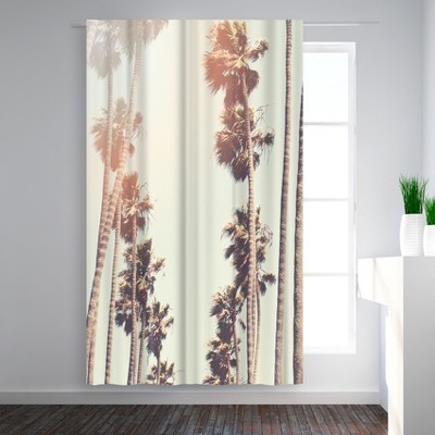 Americanflat Palm by Mina Teslaru Blackout Rod Pocket Single Curtain Panel 50x84