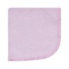 Hudson Baby Infant Girl Flannel Cotton Washcloths, Purple Dainty Floral 10 Pack, One Size - 4 of 4