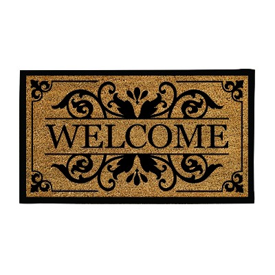 Evergreen Flag Cambridge Welcome Coir Mat