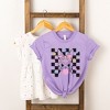 The Juniper Shop Checkered Groovy Bunny Youth Short Sleeve Tee - 2 of 2
