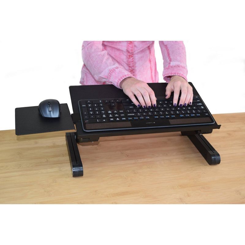 Workez Adjustable Height & Tilt Keyboard Stand - Uncaged Ergonomic, 4 of 9