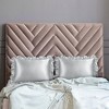 PiccoCasa Satin Retro Luxury Silky with Ruffle Envelope Closure Pillowcases 2 Pcs - 2 of 4