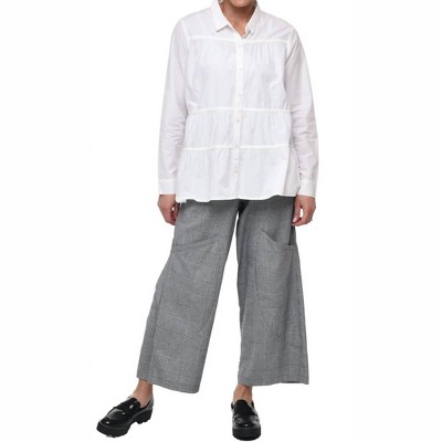 Women's ALIX BUTTON DOWN BLOUSE - Tulip Clothing