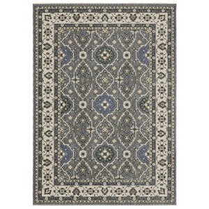 Oriental Weavers Hastings HA07H Blue/ Grey Indoor Area Rug - 3'10" x 5'5" - 1 of 4