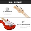 Best Choice Products 30in Kids Electric Guitar Beginner Starter Kit w/ 5W Amplifier, Strap, Case, Strings - 4 of 4