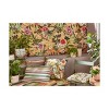 tagltd 22"x22" The Botanist's Garden Cotton Accent Decorative Throw Pillow Poly Filled Removable Insert Square Green - 2 of 2