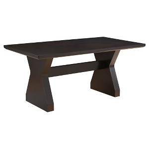 Effie Dining Table Wood/Espresso - Acme, Brown