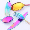 REGALWOVEN Stainless Steel Mirror Polished Flatware Cutlery Set 20 Piece - 3 of 4