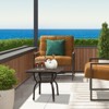 Maggift Patio End Tables, Modern Decorative Side Tables, Stylish Design for Patio, Living Room, Indoor and Outdoor Use, Black, 21.2"*21.2"*19.2" - 3 of 4
