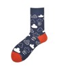 Rain Cloud Socks (Women's Sizes, Adult Medium) from the Sock Panda - 4 of 4