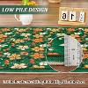 Washable Boho Floral Runner, Non-Slip, Low Pile, Soft Throw Rug for Entryway, Kitchen, Front Door, Kids Room, Indoor Mat. - 4 of 4