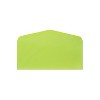 JAM Paper #9 Business Colored Envelopes 3.875 x 8.875 Ultra Lime Green 1532898 - 2 of 2